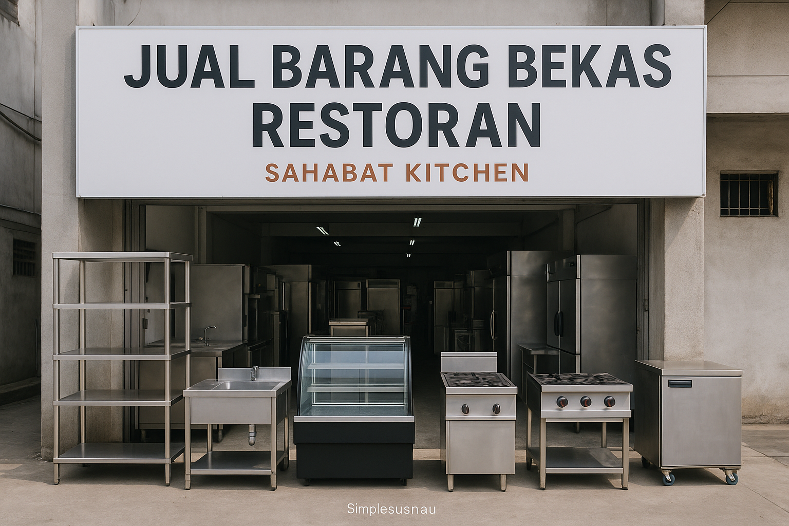 Jual Peralatan Kitchen Bekas