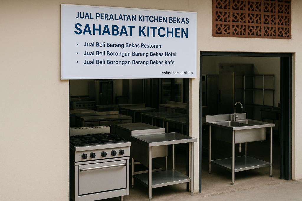 Jual Peralatan Dapur Bekas Bandung: Solusi Hemat Bisnis