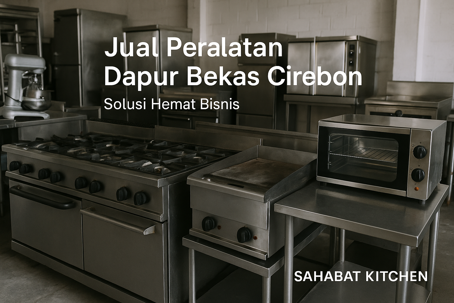 Jual Peralatan Dapur Bekas Cirebon: Solusi Hemat Bisnis